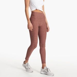 Vuori Clean Elevation Leggings Size Small Hazelnut Heather